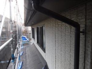 下屋根面施工前