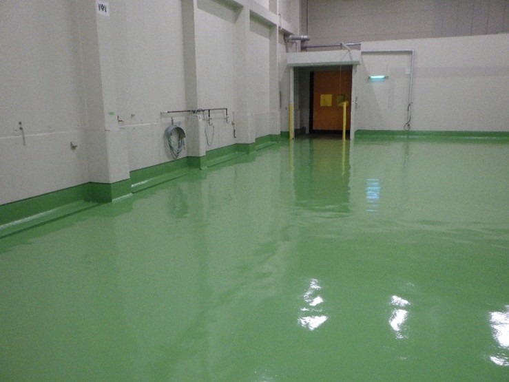 床塗料工事