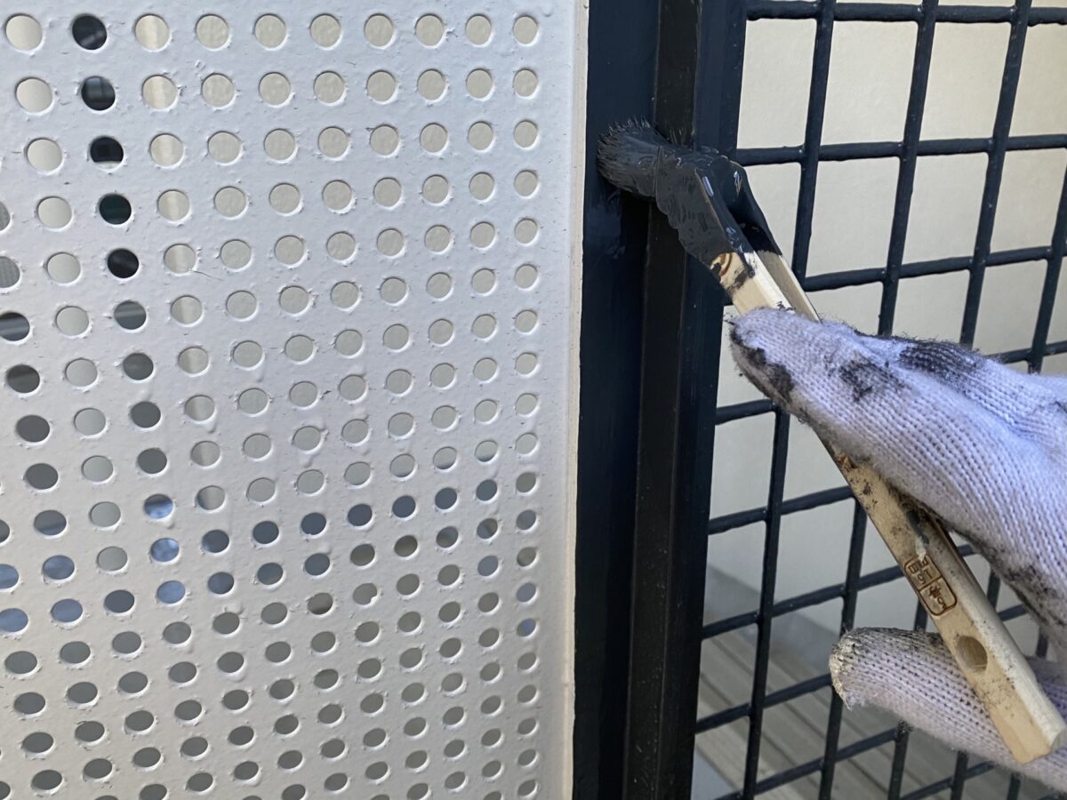マンション鉄部塗装